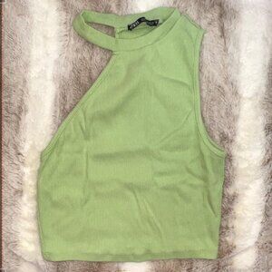 Zara Asymmetrical Crop Tank